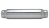 Vibrant Performance 1793 Exhaust Resonator; T304 Stainless Steel; 4" Diameter  - 18" OA - 2-1/2" ID