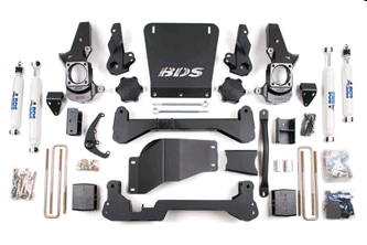 BDS Lift Kit 01-10 GM HD 7" Front - 5" Rear