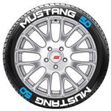 Mustang Tire Stickers