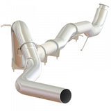 MBRP C6044P 4" Down Pipe Back, Race System, without bungs, with muffler, AL, 2011-2015 2500/3500 HD