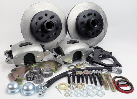 57-69 Full Size Ford & Full Size Mercury MP Brakes DB1512B - Legend Series V2.0 Front Disc Brake Conversion Kit (Front Wheels Only)