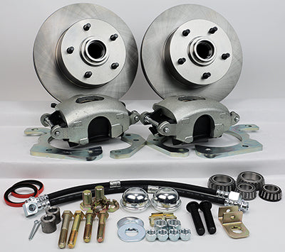 55-58 Chevrolet Full Size MP Brakes DB1711B - Legend Series Front Disc Brake Conversion Kit (Front Wheels Only)
