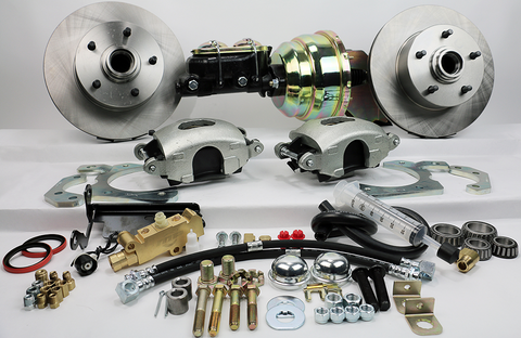 55-58 Chevrolet Full Size MP Brakes DB1711P - Legend Series Front Disc Brake Conversion Kit with Power Option