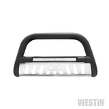 Westin Automotive Bull Bar Ultimate Series Black w/ Chrome Skid Plate